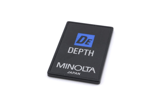 Minolta Automatic Depth Control Card - Accessory