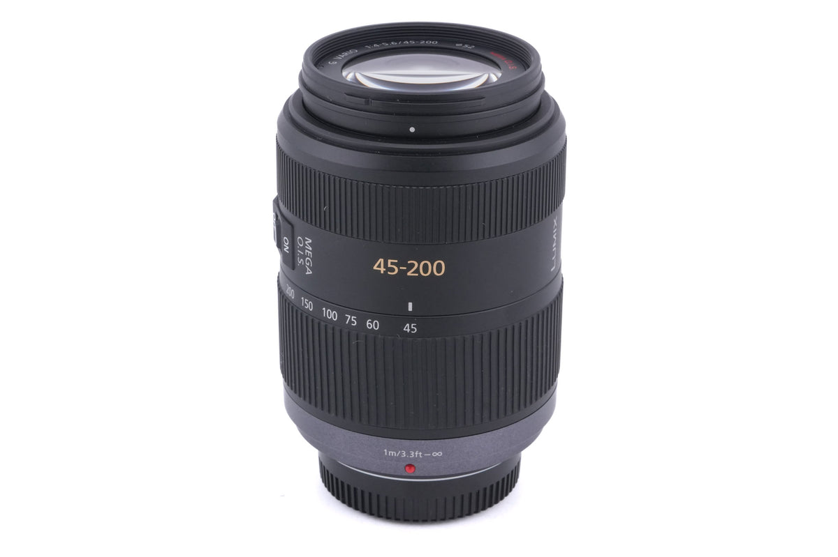 Panasonic 45-200mm f4-5.6 Lumix G Vario Mega O.I.S. (H-FS045200) - Lens