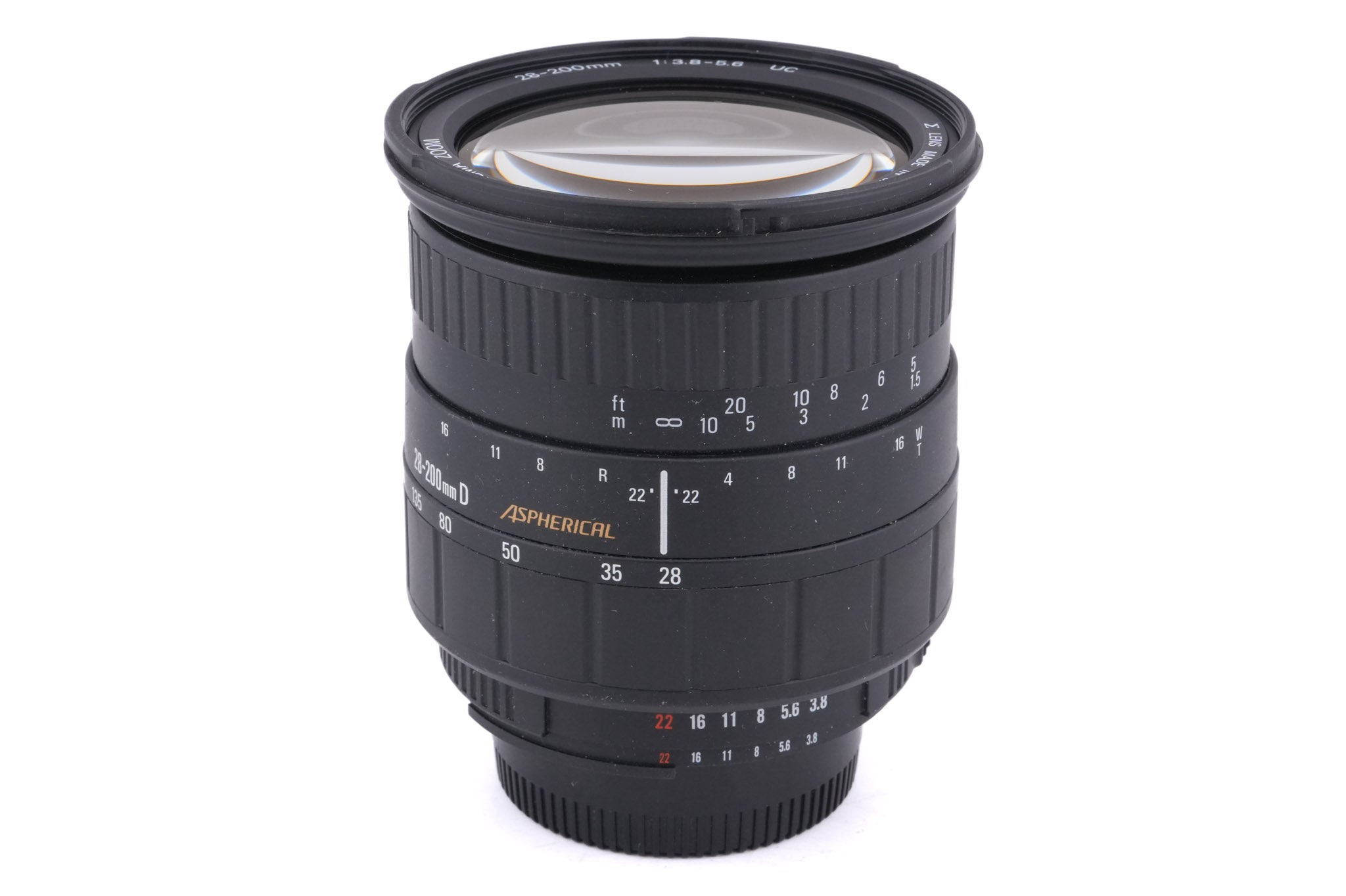 Sigma 28-200mm f3.8-5.6 UC D Aspherical - Lens