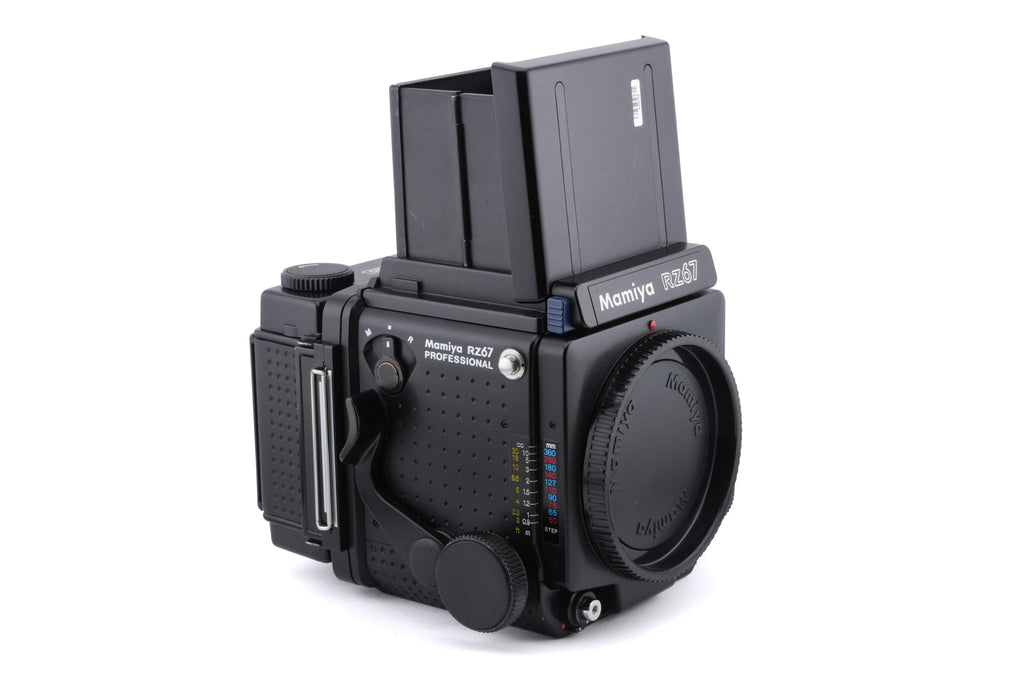 Mamiya RZ67 Professional + 120 6x7 Roll Film Holder Professional + Waist Level Finder
