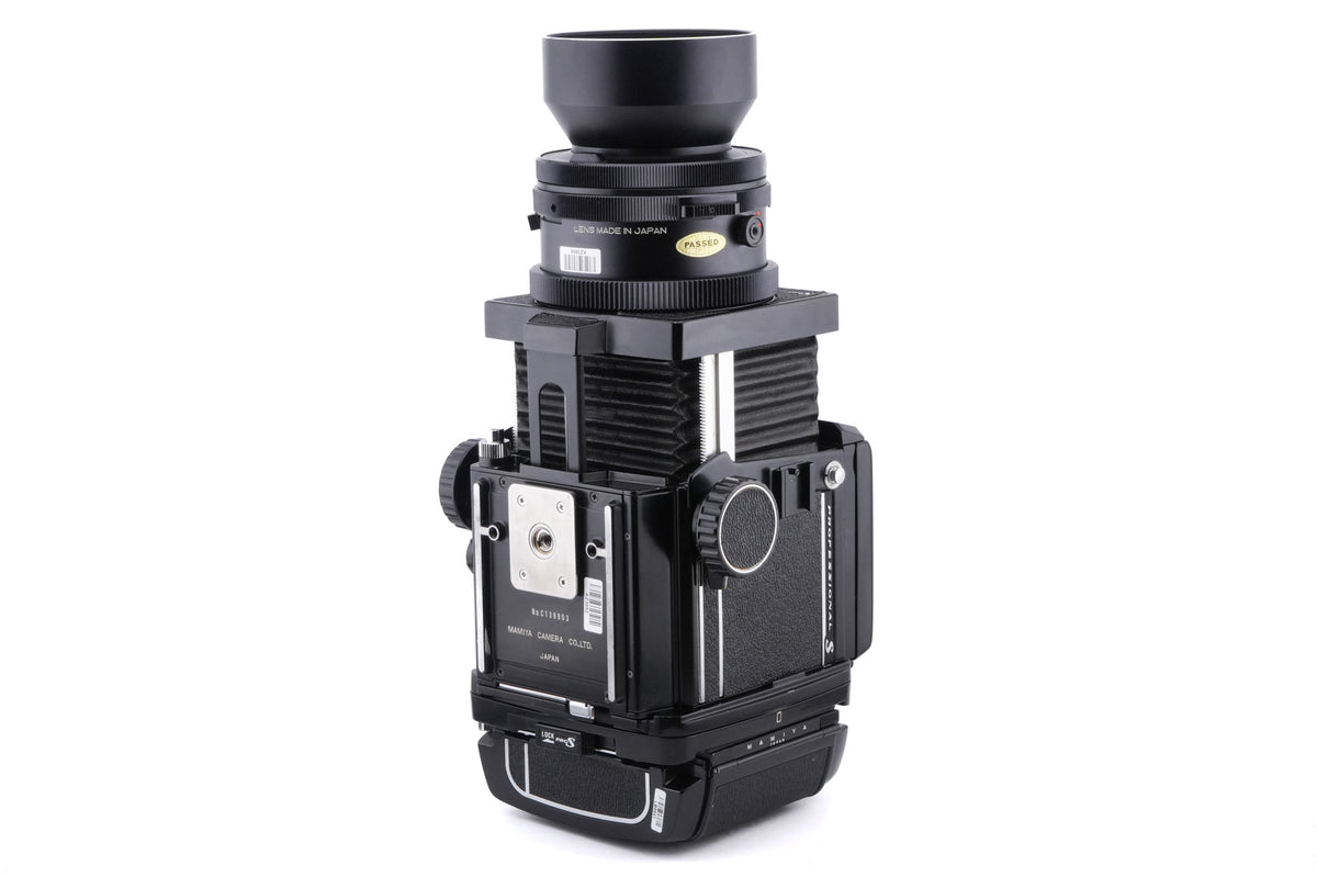 Mamiya RB67 Pro-S + 120 6x7 Pro-S Roll Film Holder + 180mm f4.5 Sekor C + Waist Level Finder