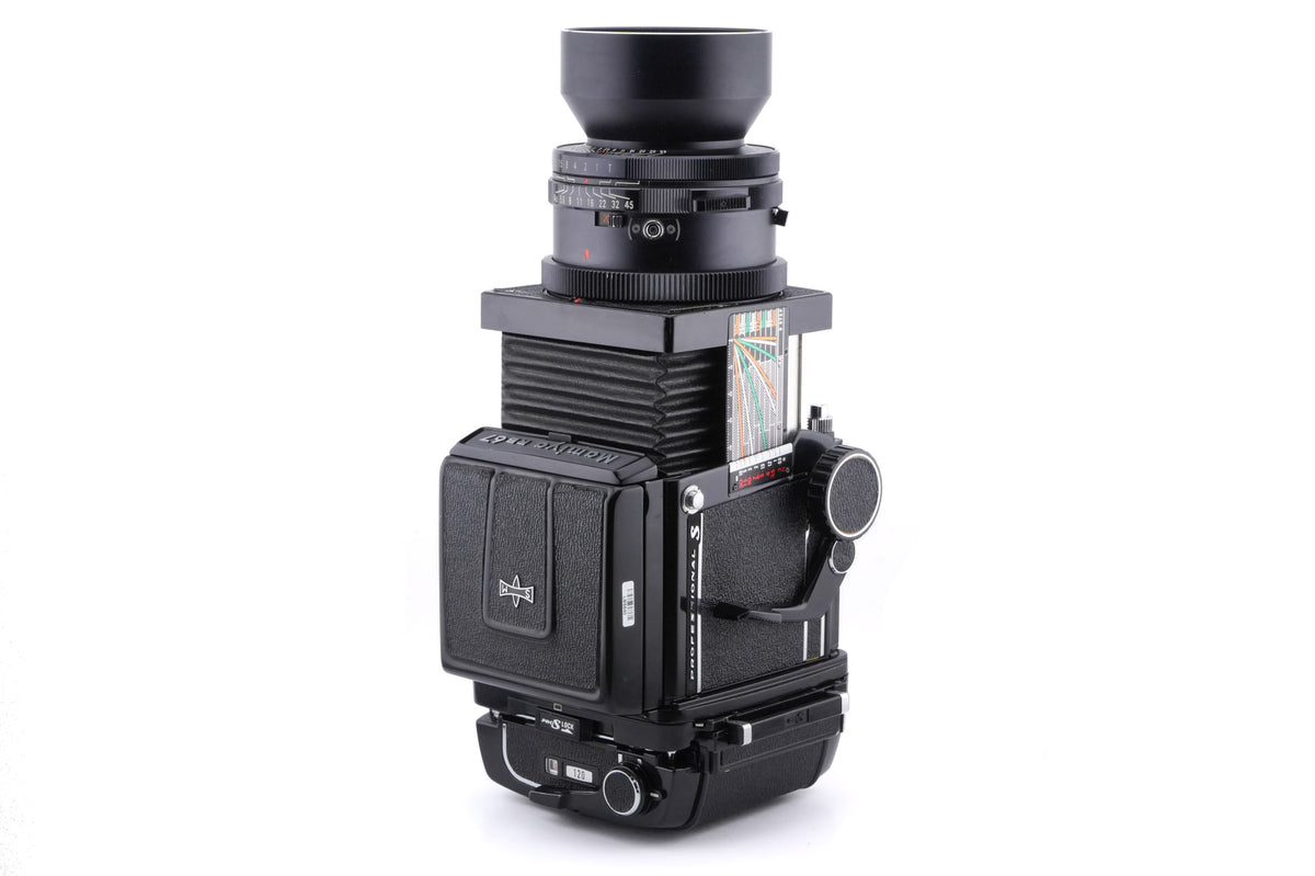 Mamiya RB67 Pro-S + 120 6x7 Pro-S Roll Film Holder + 180mm f4.5 Sekor C + Waist Level Finder