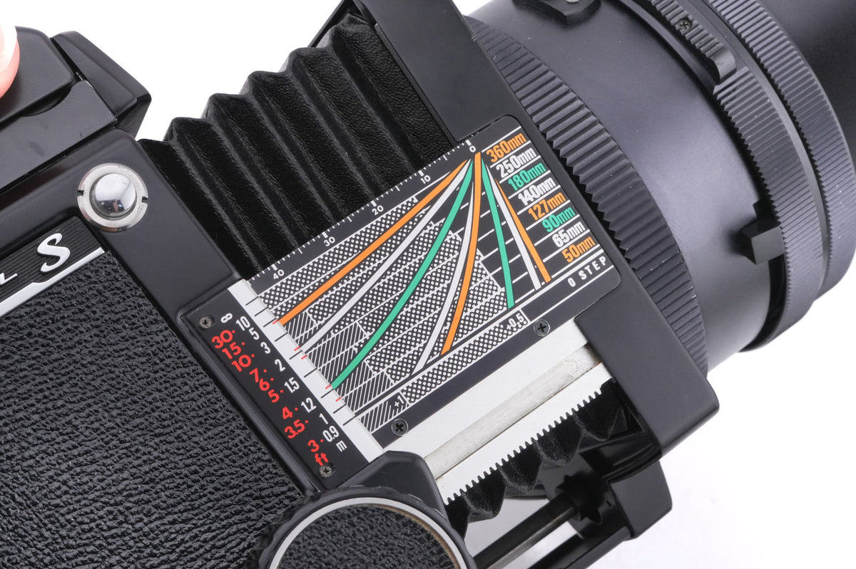 Mamiya RB67 Pro-S + 120 6x7 Pro-S Roll Film Holder + 180mm f4.5 Sekor C + Waist Level Finder