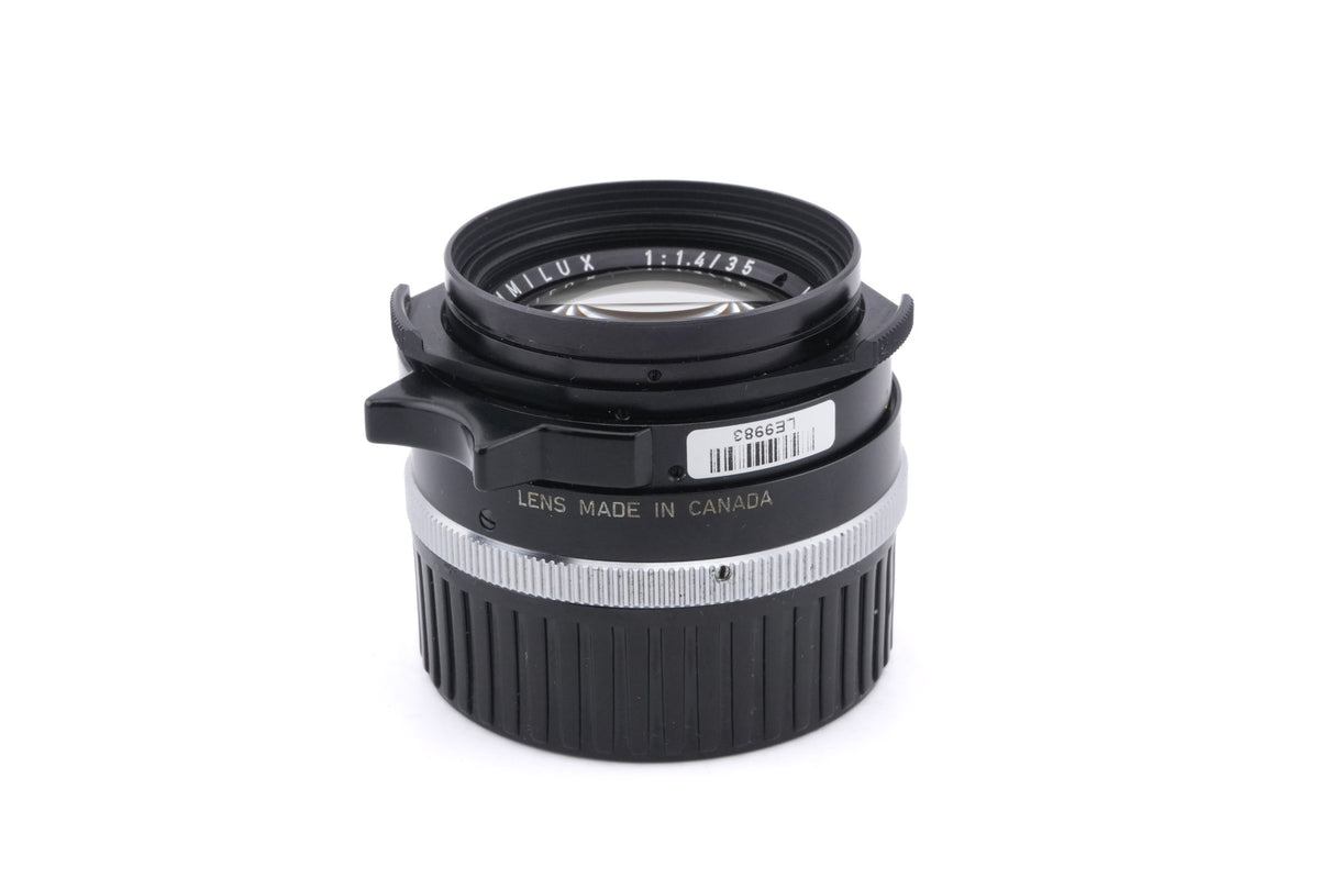 Leica 35mm f1.4 Summilux (Type II) (Black, 11870)