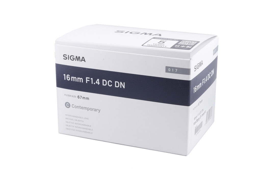 Sigma 16mm f1.4 DC DN Contemporary (017)