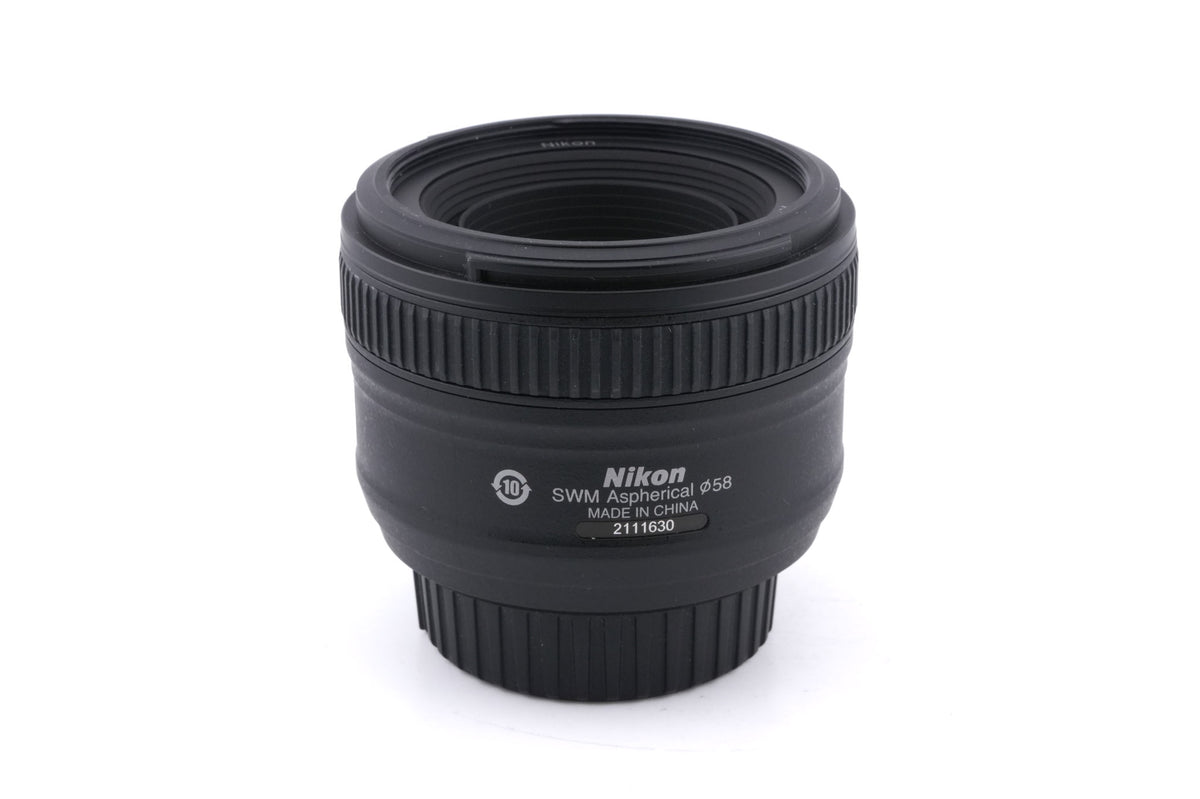 Nikon 50mm f1.8 AF-S Nikkor G