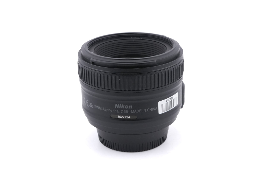 Nikon 50mm f1.8 AF-S Nikkor G