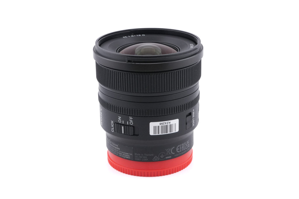 Sony 16mm f1.8 G (SEL16F18G)