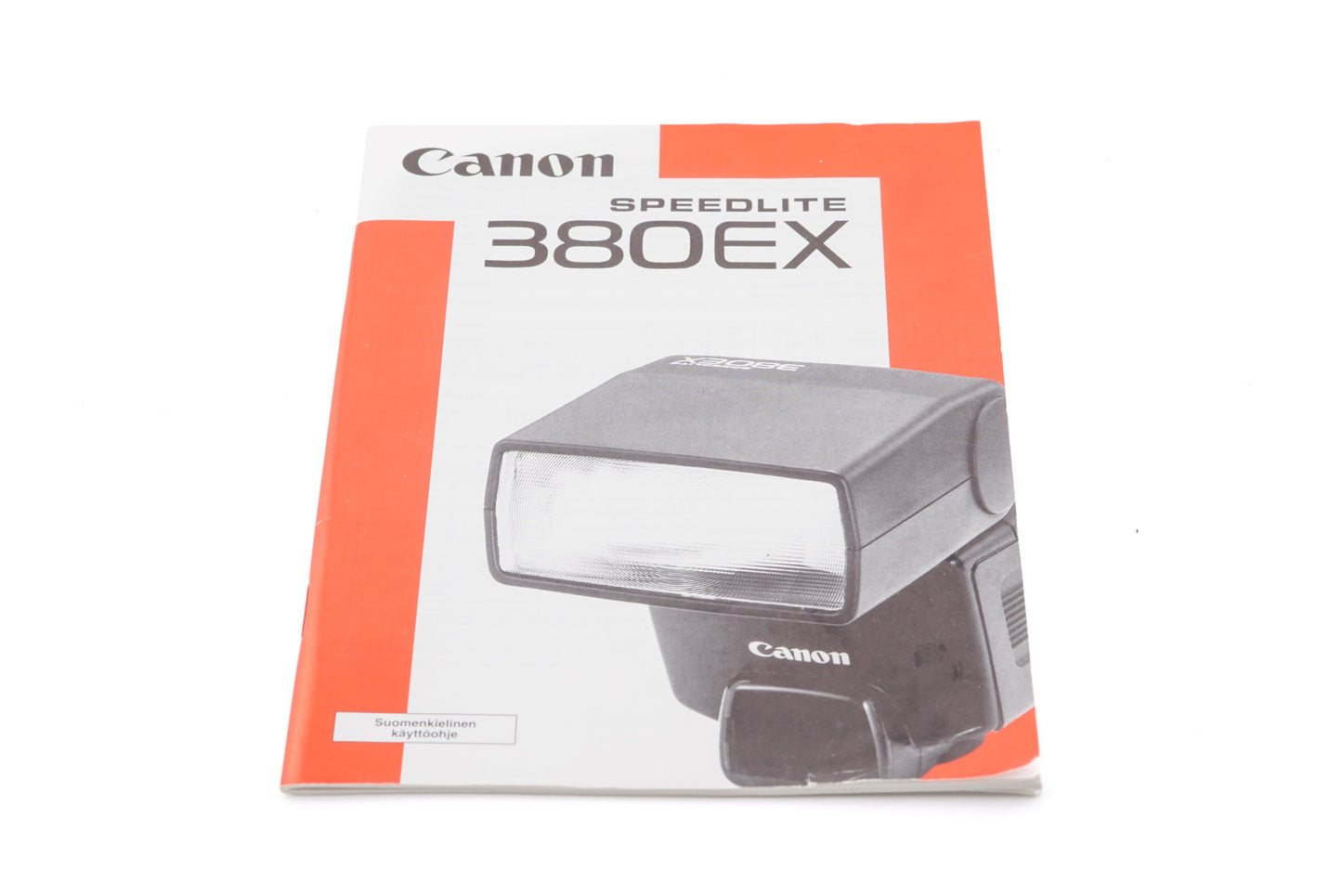 Canon Speedlite 380EX Instructions