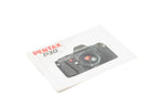 Pentax P30 Instructions