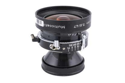 Schneider-Kreuznach 47mm f5.6 Super-Angulon (Shutter)