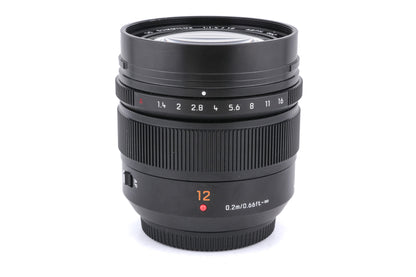 Panasonic 12mm f1.4 Leica DG Summilux ASPH. (H-X012)