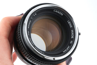 Canon 50mm f1.4 Chrome Nose