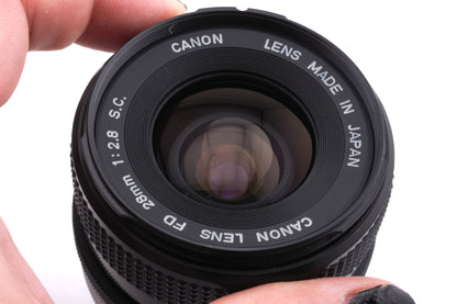 Canon 28mm f2.8 S.C.