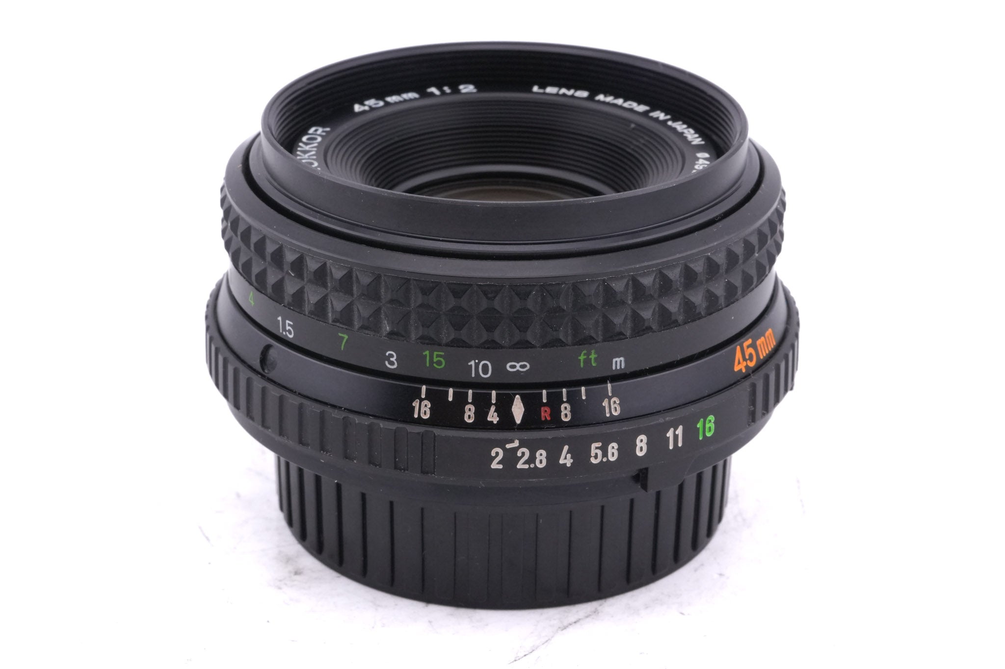 Minolta 45mm f2 MD Rokkor
