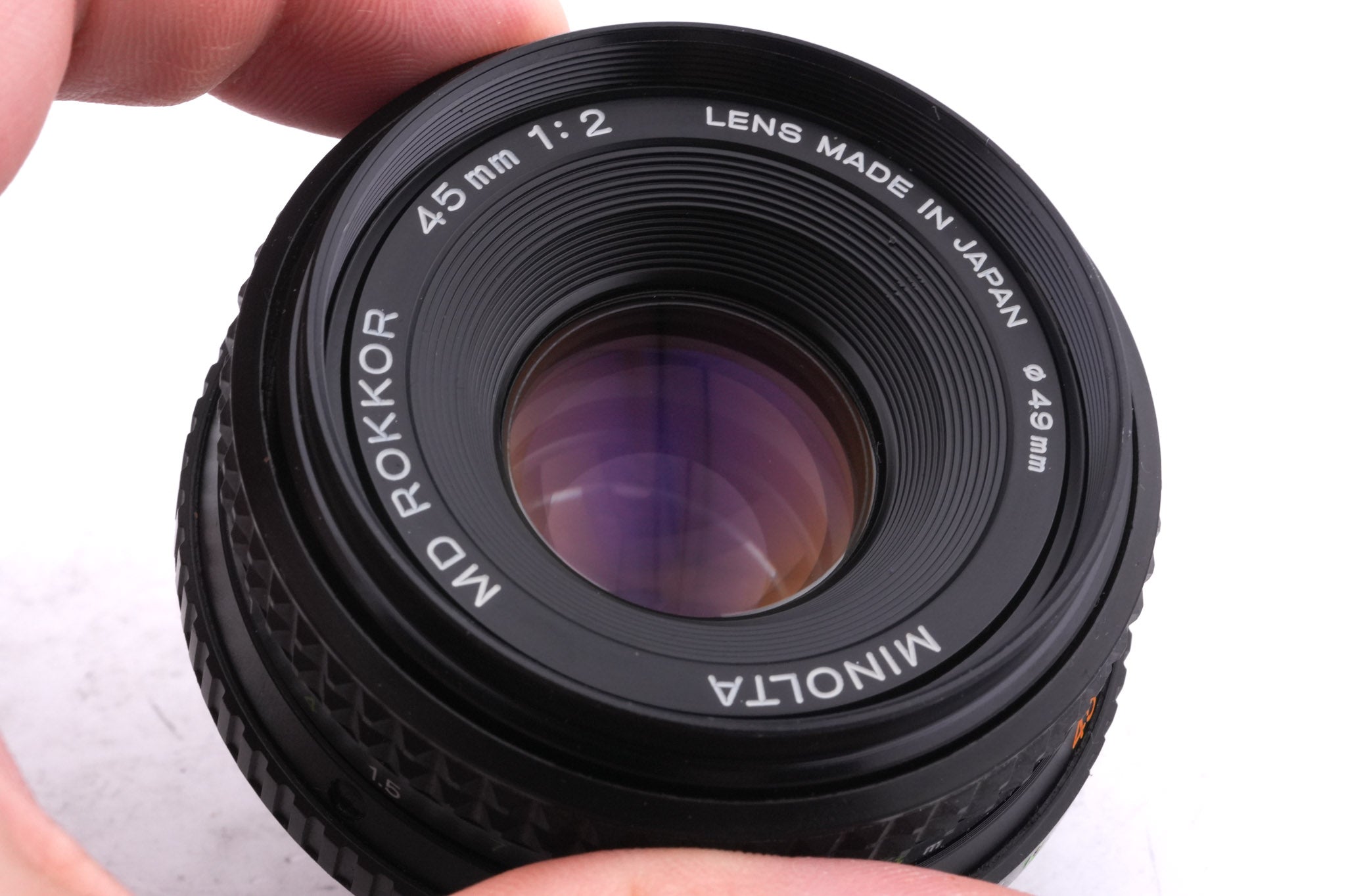 Minolta 45mm f2 MD Rokkor