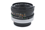 Canon 50mm f1.8 S.C.