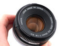 Canon 50mm f1.8 S.C.