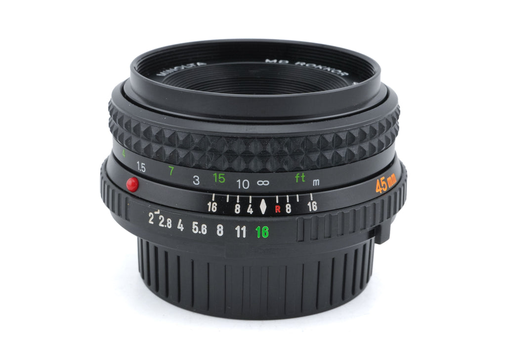 Minolta 45mm f2 MD Rokkor