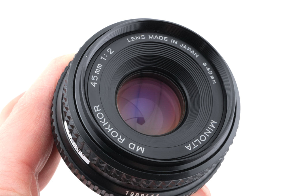 Minolta 45mm f2 MD Rokkor