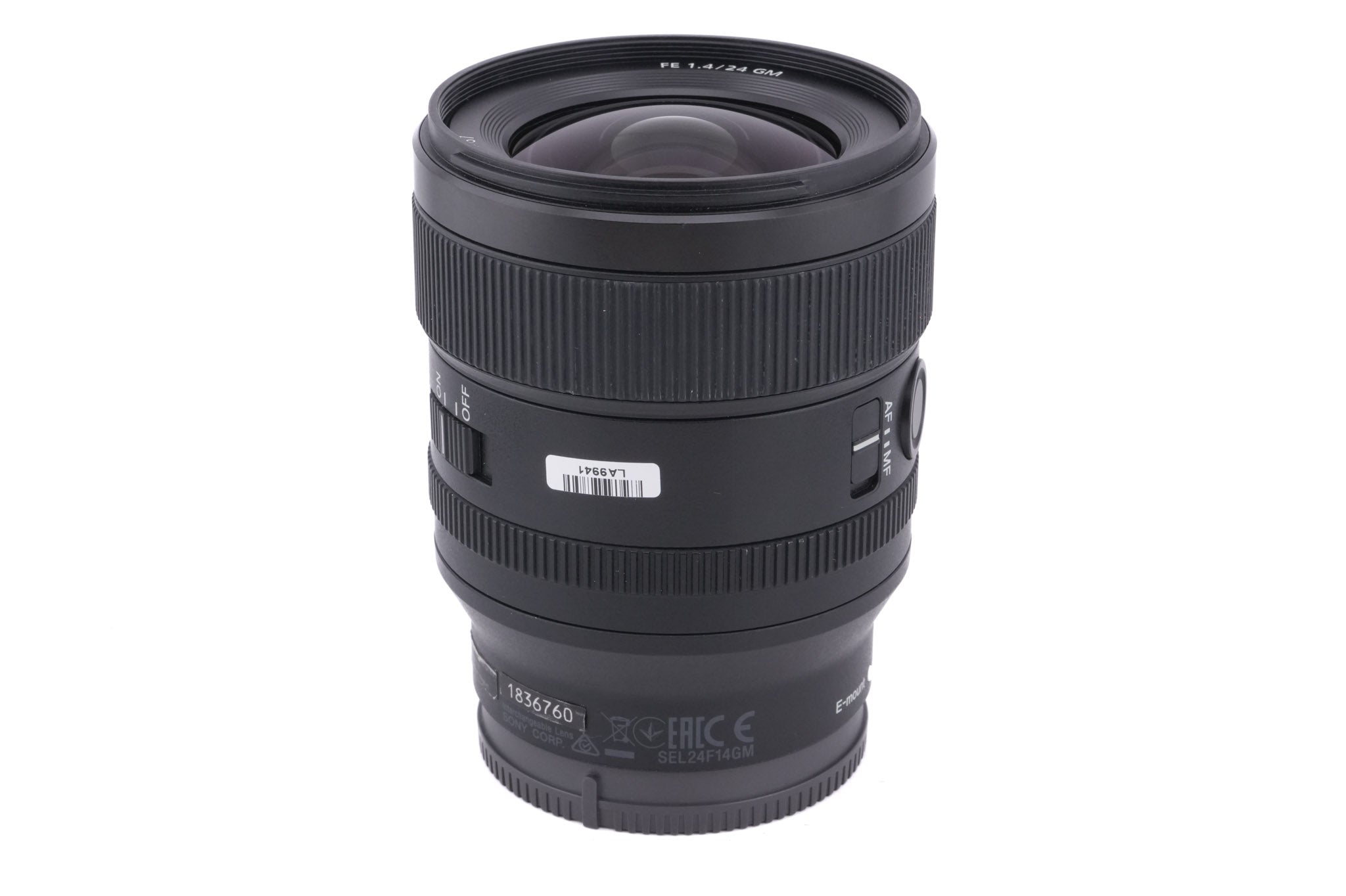Sony 24mm f1.4 GM (SEL24F14GM)