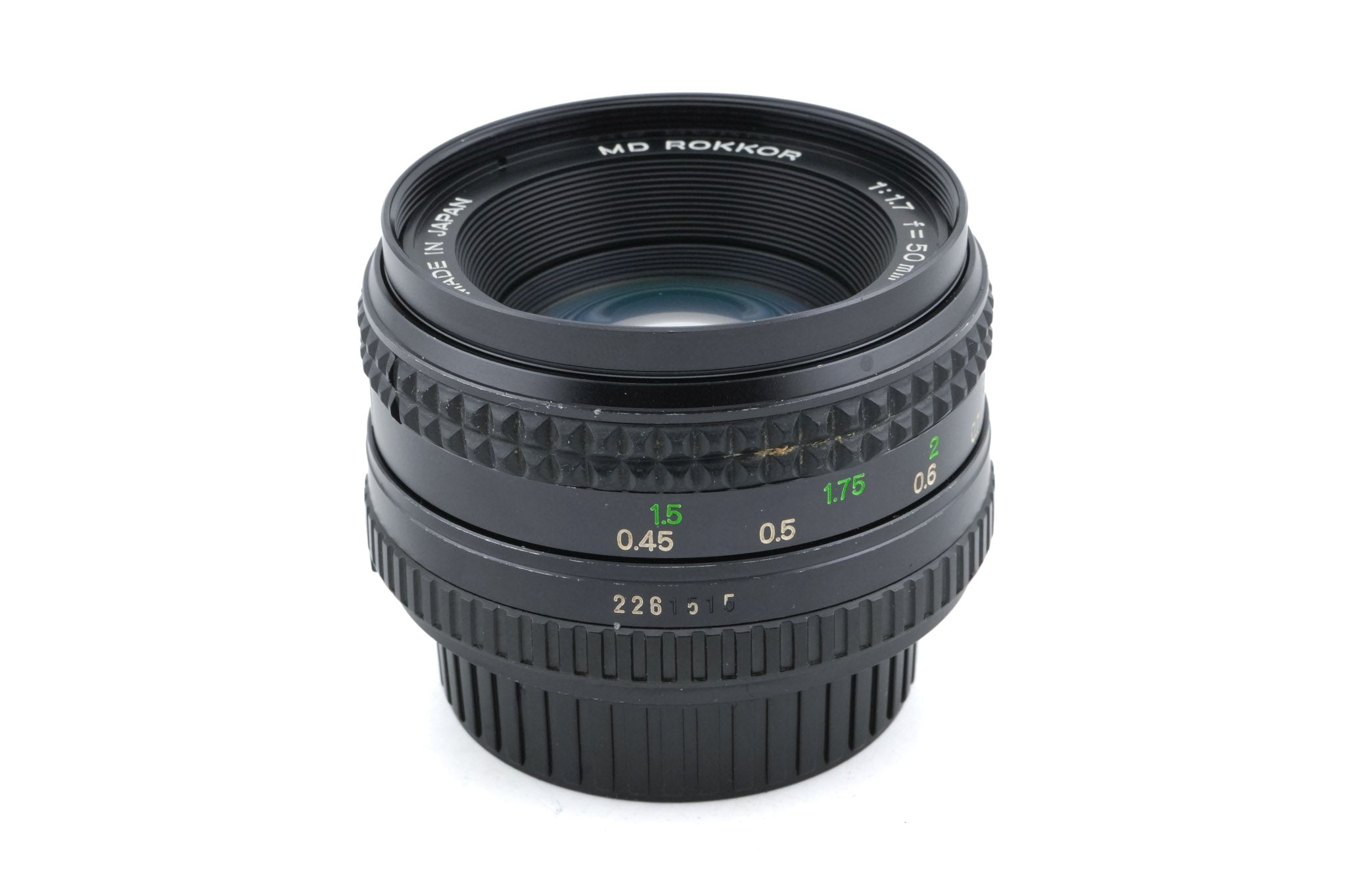 Minolta 50mm f1.7 MD Rokkor
