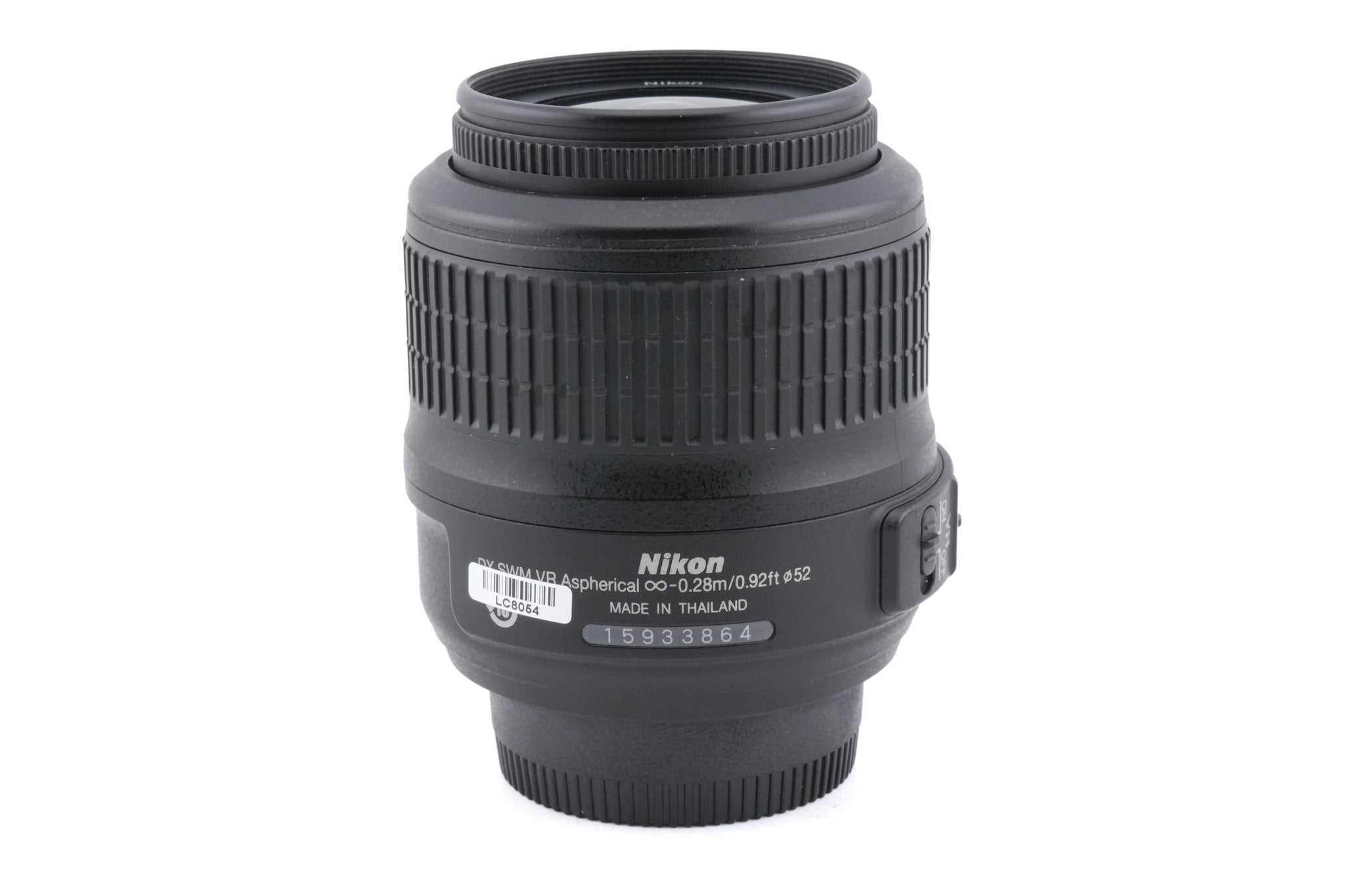 Nikon 18-55mm f3.5-5.6 AF-S Nikkor G VR