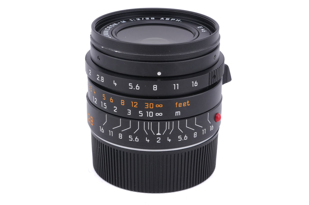 Leica 28mm f2 Summicron-M ASPH. (Black, 11604)