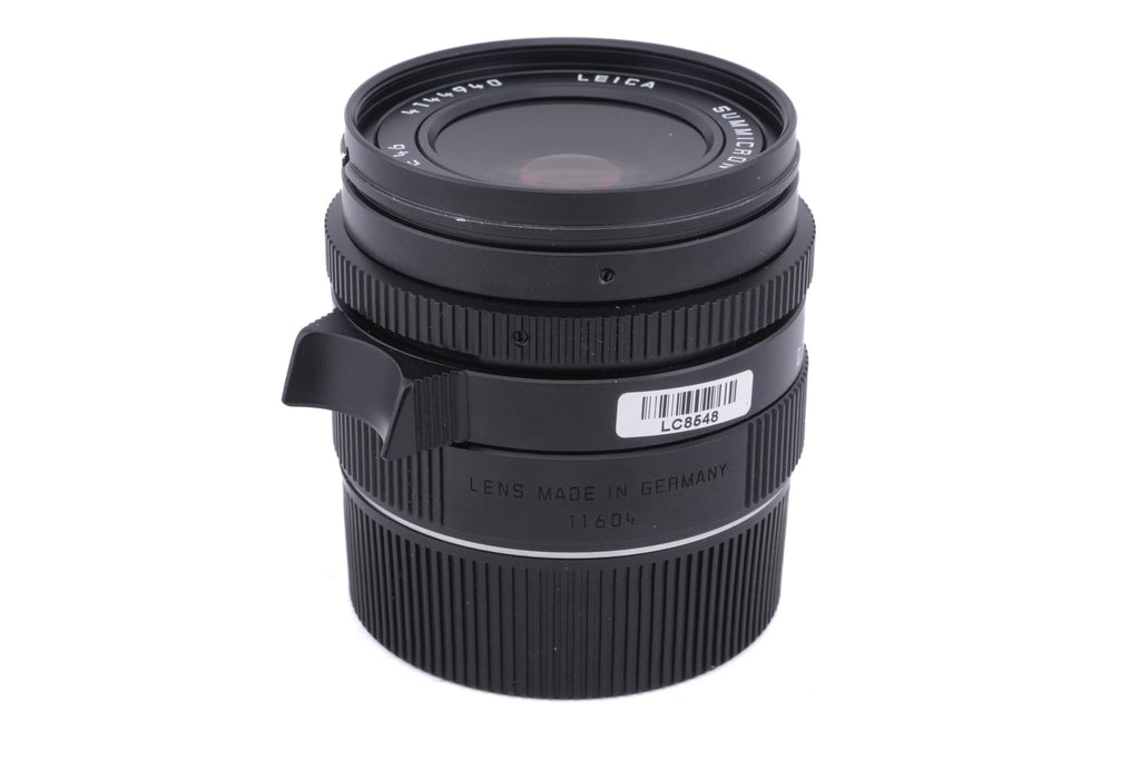 Leica 28mm f2 Summicron-M ASPH. (Black, 11604)
