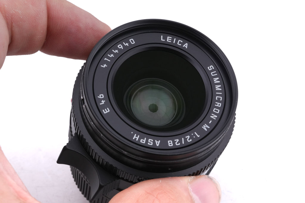 Leica 28mm f2 Summicron-M ASPH. (Black, 11604)