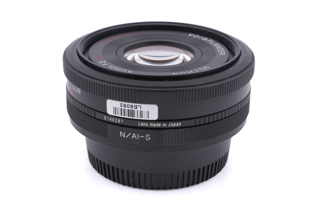 Voigtländer 40mm f2 Ultron SL II Aspherical AI-P