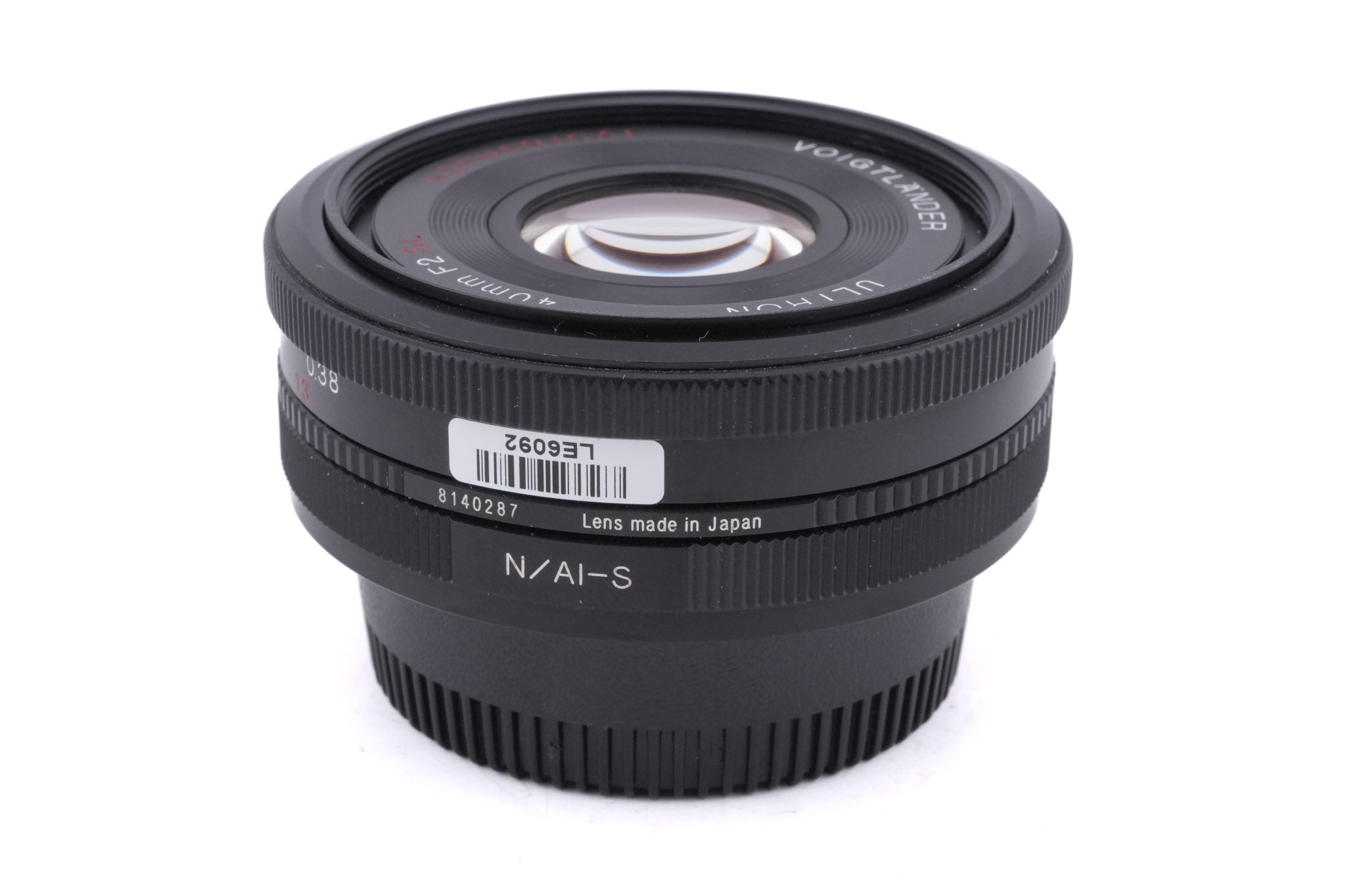 Voigtländer 40mm f2 Ultron SL II Aspherical AI-P