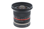 Samyang 12mm f2 NCS CS
