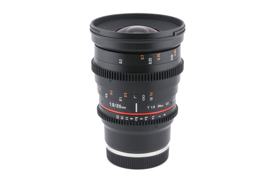 Samyang 20mm T1.9 ED AS UMC - Lens