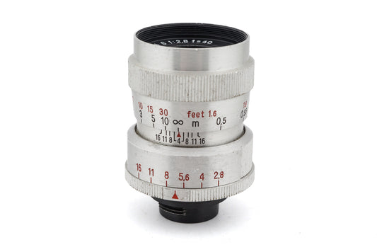 Carl Zeiss 40mm f2.8 Jena S - Lens