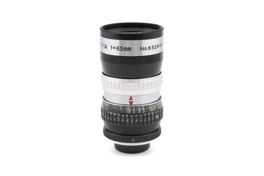 Yashica 6.5mm f1.4 Cine Yashinon - Lens