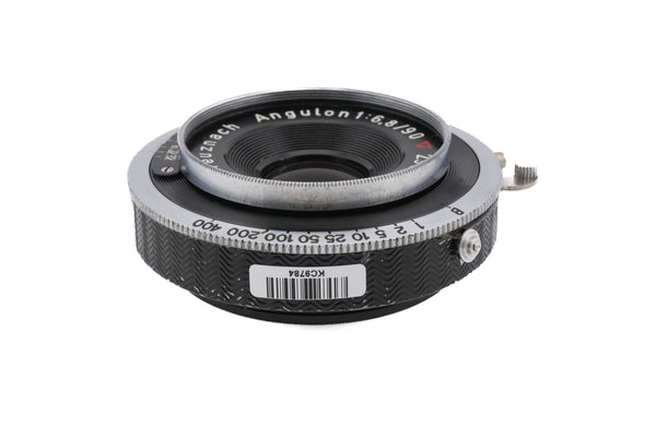 Schneider-Kreuznach 90mm f6.8 Angulon (Shutter) – Kamerastore