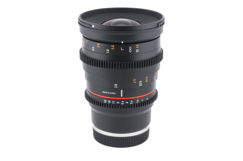 Samyang 20mm T1.9 ED AS UMC
