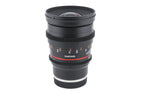 Samyang 20mm T1.9 ED AS UMC