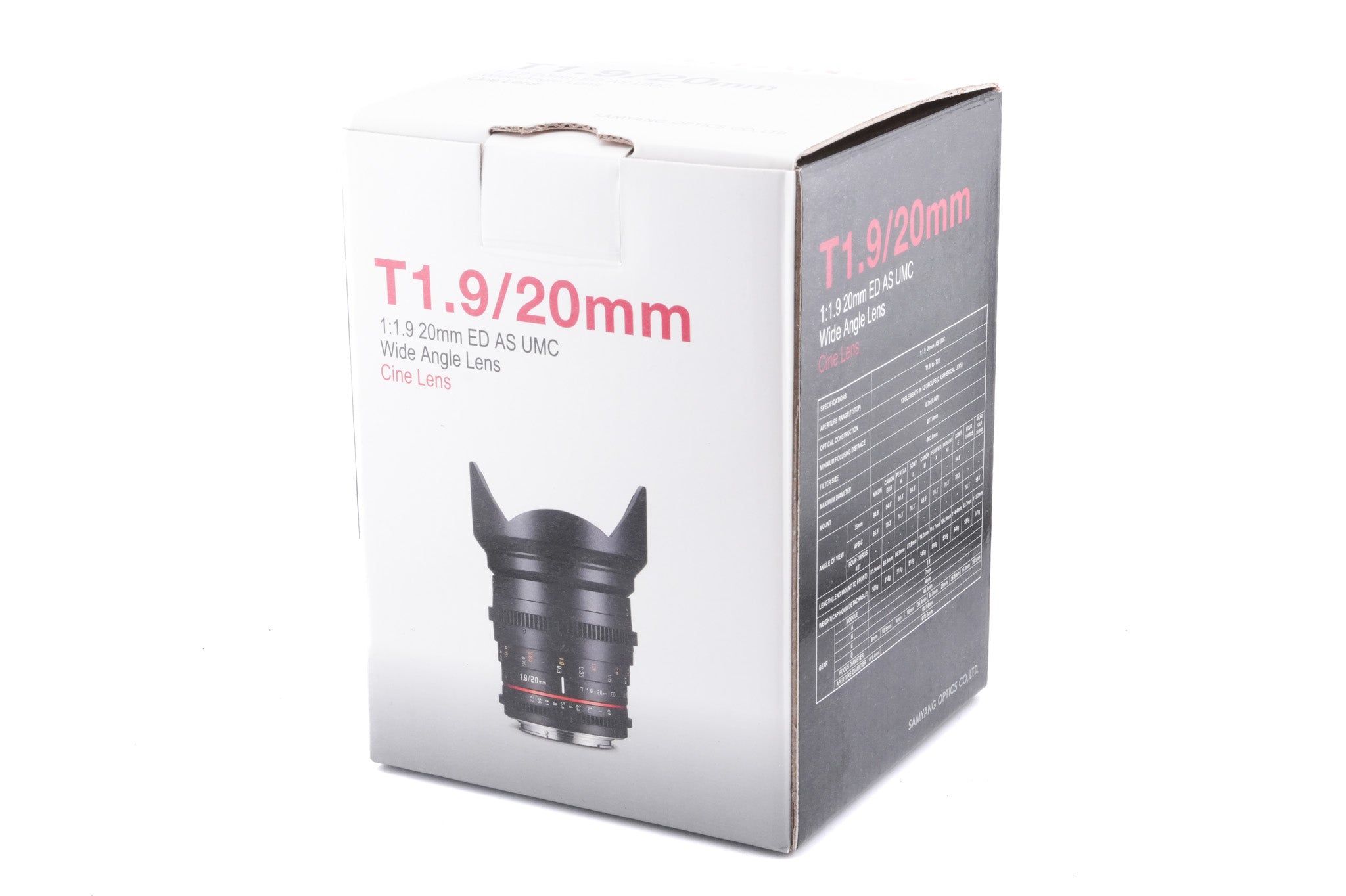 Samyang 20mm T1.9 ED AS UMC