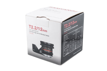 Samyang 12mm T2.2 NCS CS