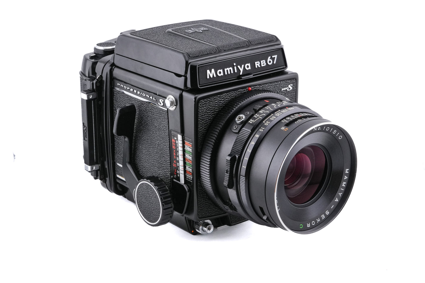 Mamiya RB67 Pro-S + Waist Level Finder + 90mm f3.8 Sekor C + 120 6x7 Pro-S Roll Film Holder