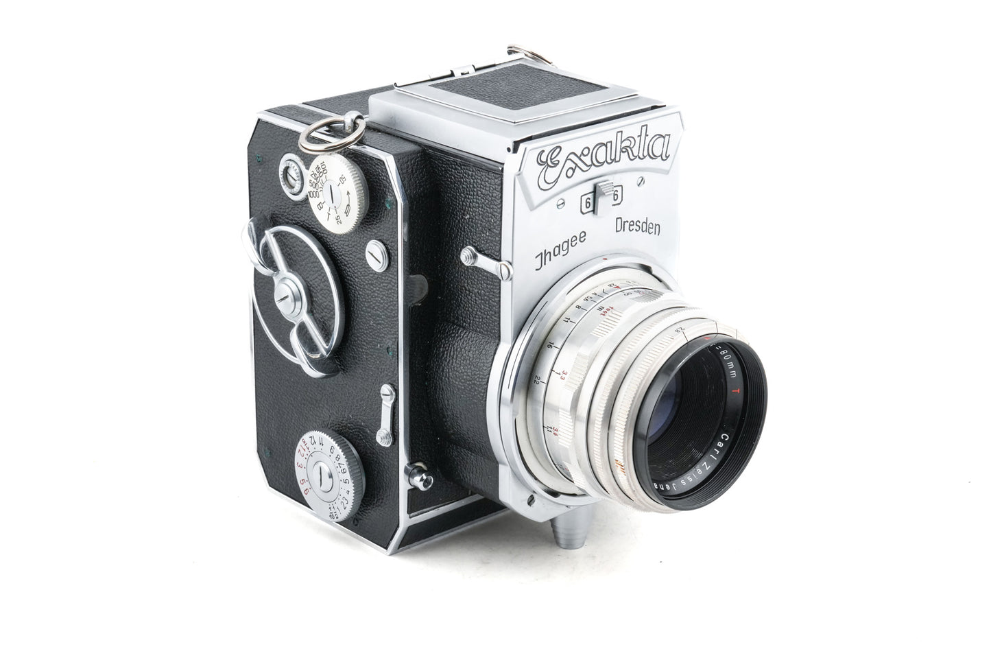 Ihagee Exakta 66 (Postwar) + 80mm f2.8 Tessar T Jena