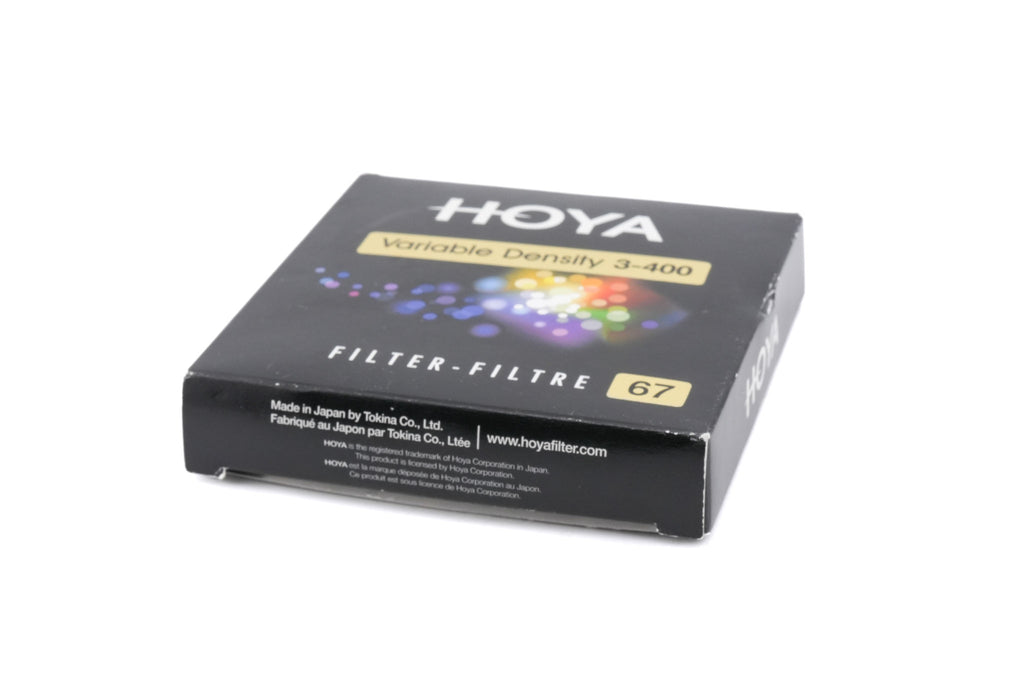 Hoya 67mm Variable Neutral Density Filter