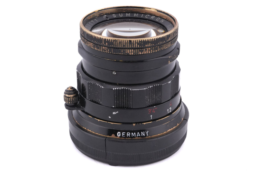 Leica 50mm f2 Summicron (Type II) (Black Paint, 11117)