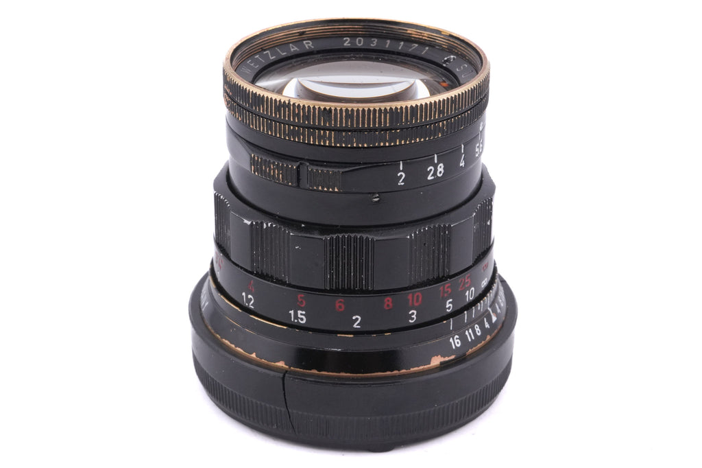 Leica 50mm f2 Summicron (Type II) (Black Paint, 11117)