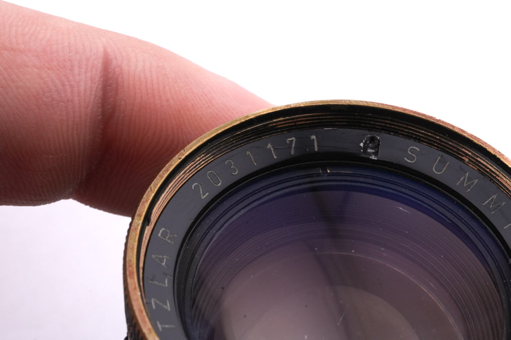 Leica 50mm f2 Summicron (Type II) (Black Paint, 11117)