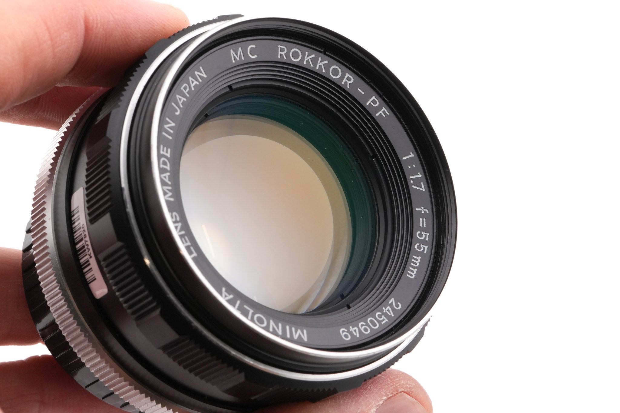 レンズ(単焦点) MINOLTA MC ROKKOR-PF 55m f1.7 minolta-mc-rokkor-pf-55mm-f1-