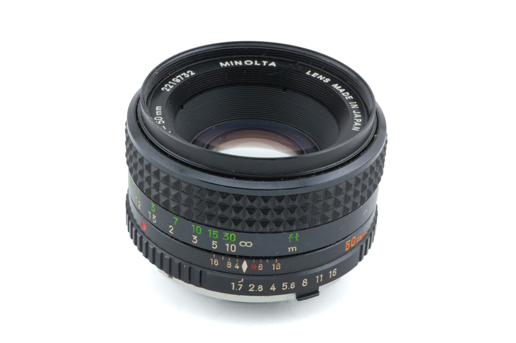 Minolta 50mm f1.7 MC Rokkor-PF