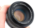 Minolta 50mm f1.7 MC Rokkor-PF